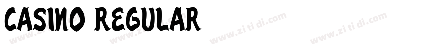 Casino Regular字体转换